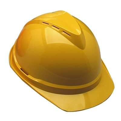V-GARD VENTED YELLOW HARD CAP 4 POINT SU